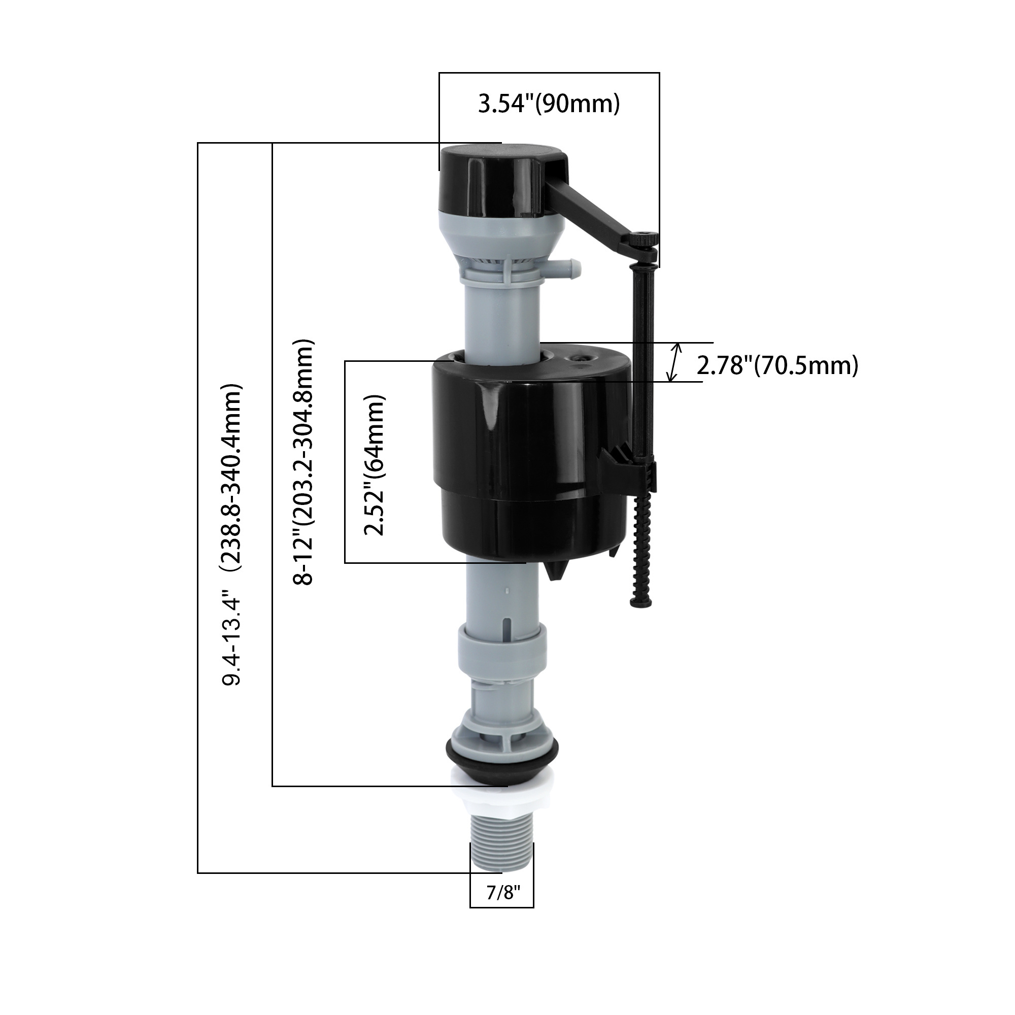 Universal Toilet Fill and Flush Flapper Repair Kit