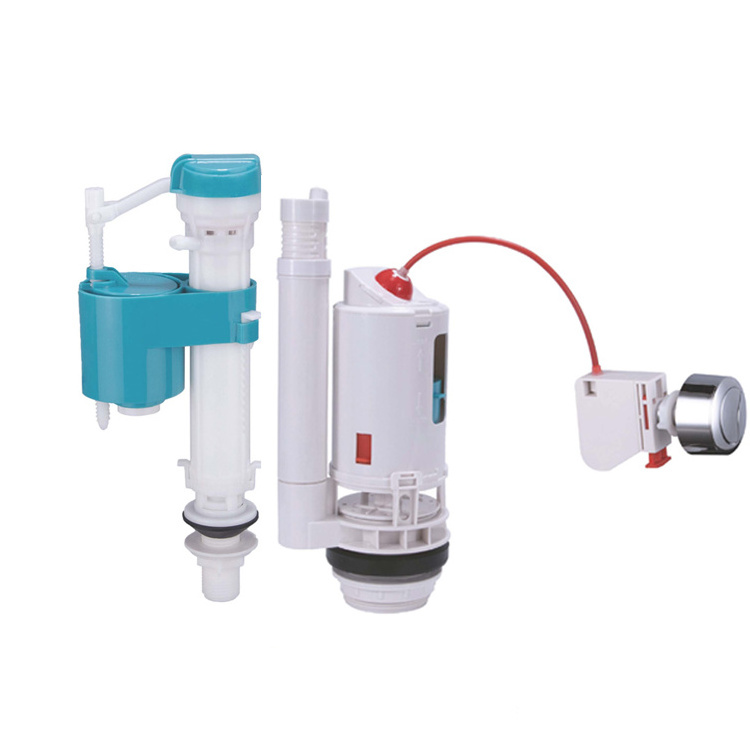 Toilet Dual flush Cistern mechanism Toilet cistern Fittings Dual flush Repair Kits Toilet Flush Valve Filling Valve