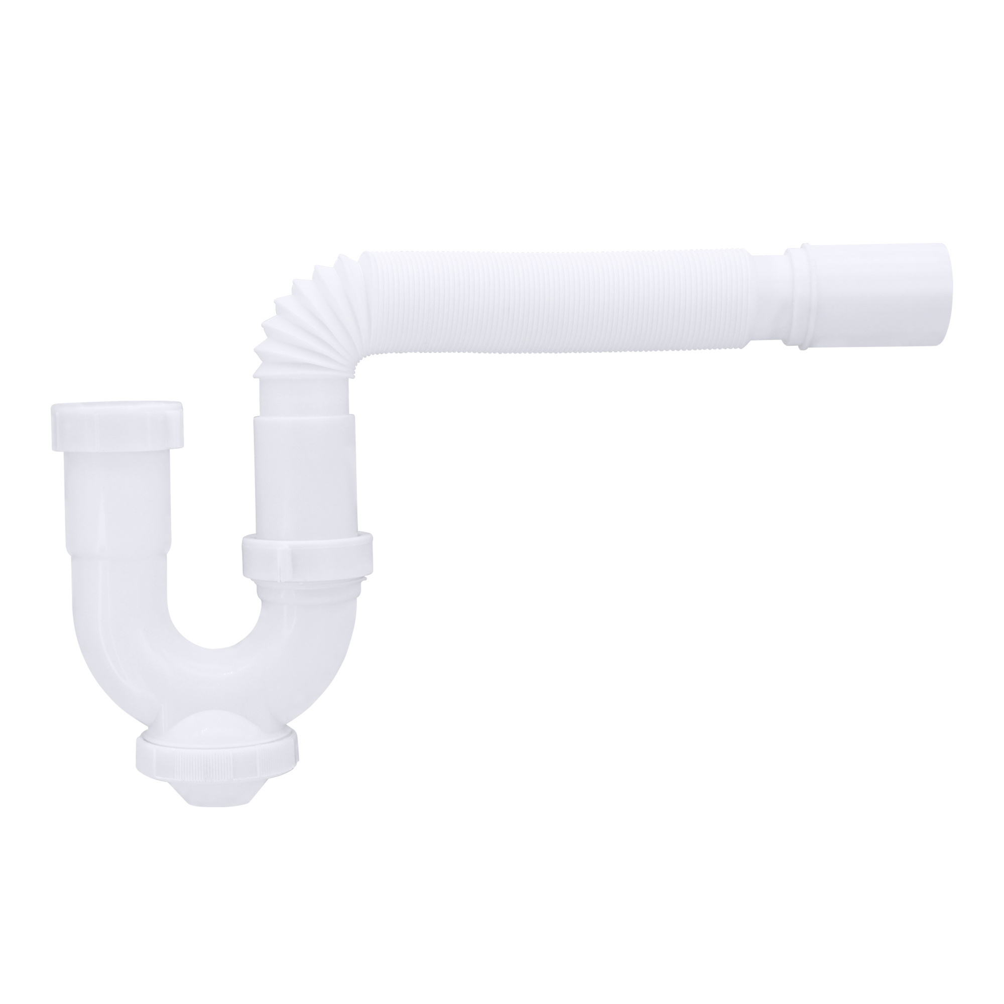 Cheap basin drain head flap bottle type  plastic siphon pipe pvc siphon pump for sink 1-1/4