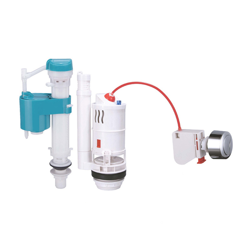 Toilet Dual flush Cistern mechanism Toilet cistern Fittings Dual flush Repair Kits Toilet Flush Valve Filling Valve