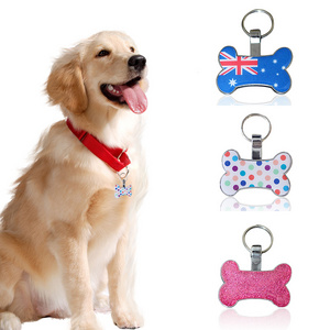 Factory Custom Logo Blank Sublimation Metal Pet Name Id Qr Code Dog Tag For Engraving Necklace Dog Tags Stainless Steel