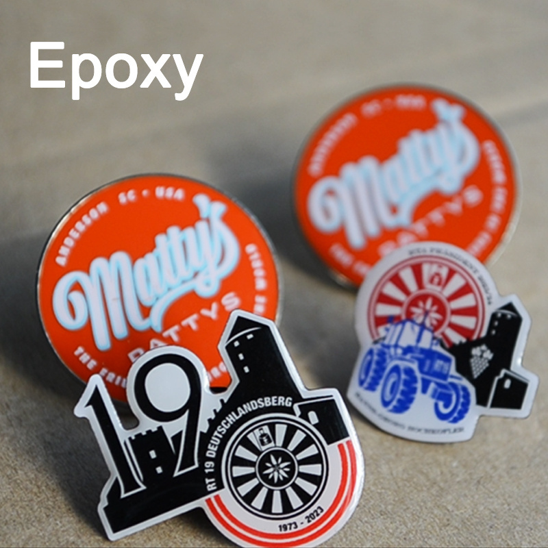 Custom Made Metal Brooch Pin Hard Soft Enamel Badges with Custom Logo Mini Lapel Pins for Hat & Shirt 1 Color Print