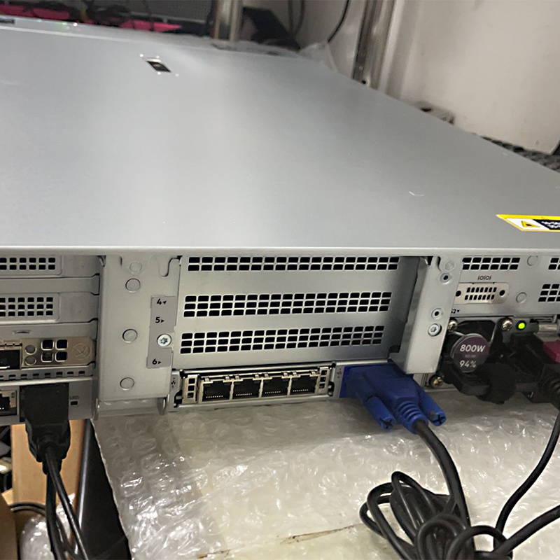 AI server Hot selling 2U rack Server 2*Intel Xeon 8358 8*HPE 32GB P408i-a  2*800W Rails 2u rack dl380 gen10 plus server