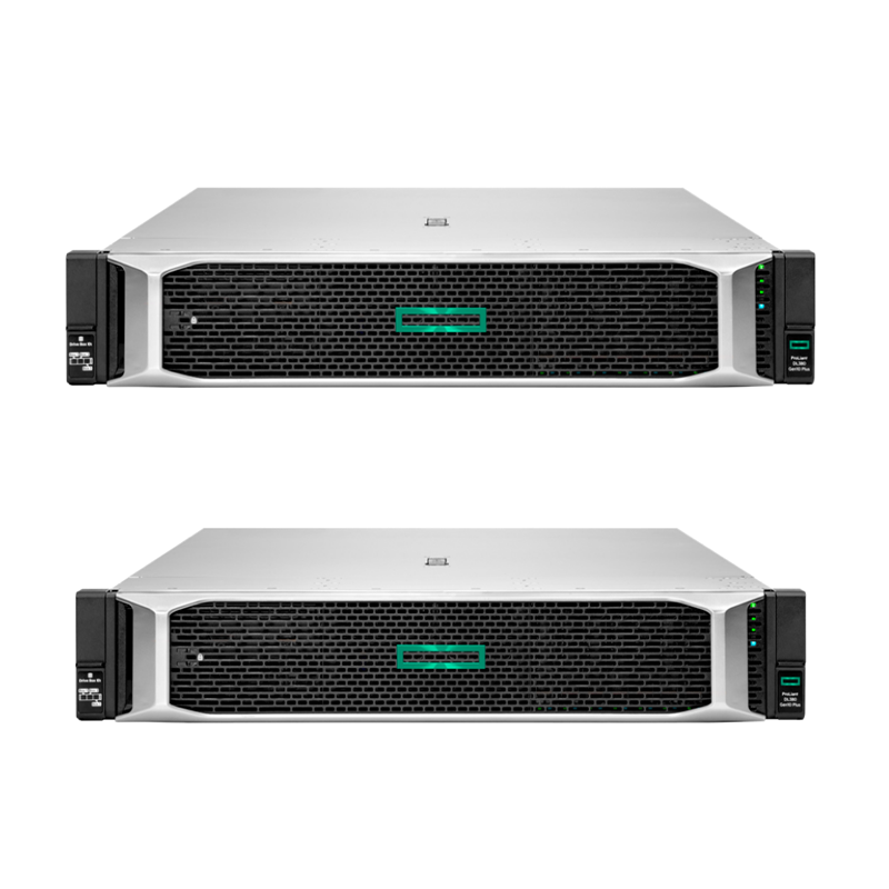 AI server Hot selling 2U rack Server 2*Intel Xeon 8358 8*HPE 32GB P408i-a  2*800W Rails 2u rack dl380 gen10 plus server