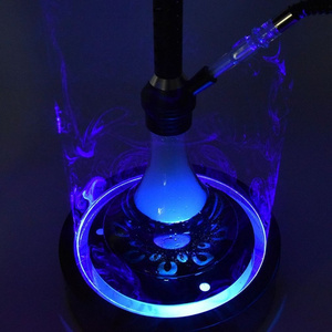 rechargeable shisha hookah laser led light base for bars lounge club