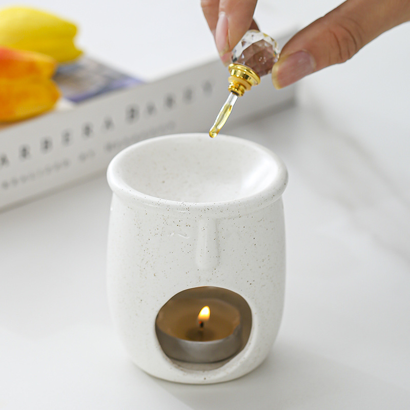 ceramic tealight candle burner aromatherapy fragrant essential oil burner