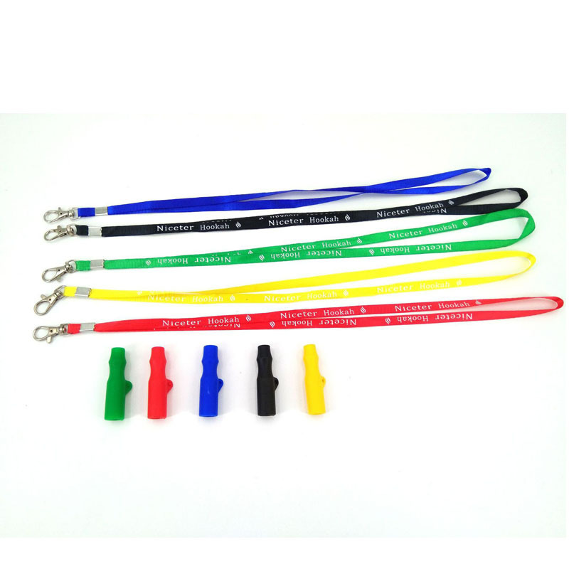 shisha mouthpiece wholesale silicon hookah mouth tips with hanging rope