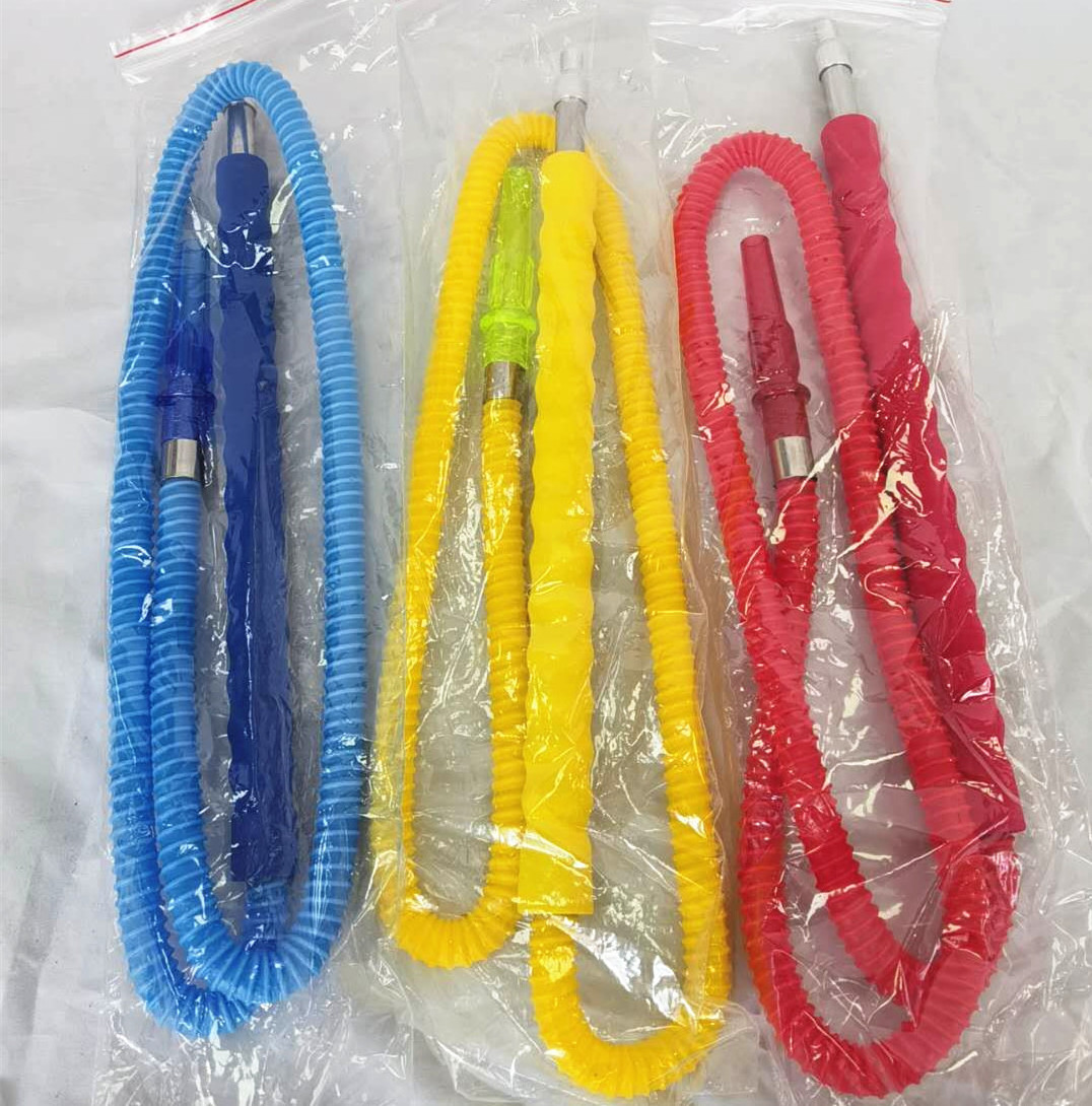 cheap wholesale shisha accessories 1.8m plastic hookah hose pipes