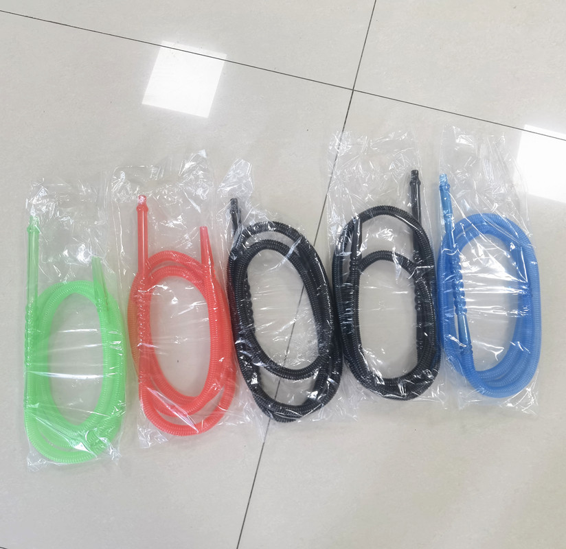 cheap wholesale shisha accessories 1.8m plastic hookah hose pipes