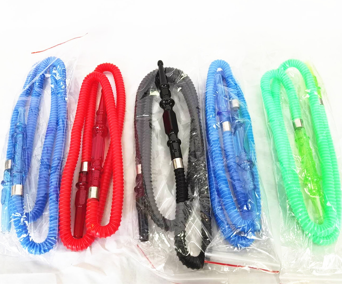 cheap wholesale shisha accessories 1.8m plastic hookah hose pipes