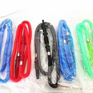 cheap wholesale shisha accessories 1.8m plastic hookah hose pipes