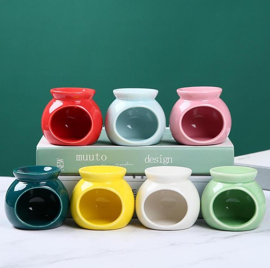 cheap wholesale colorful ceramic oil warmer wax melt burner for wax melts