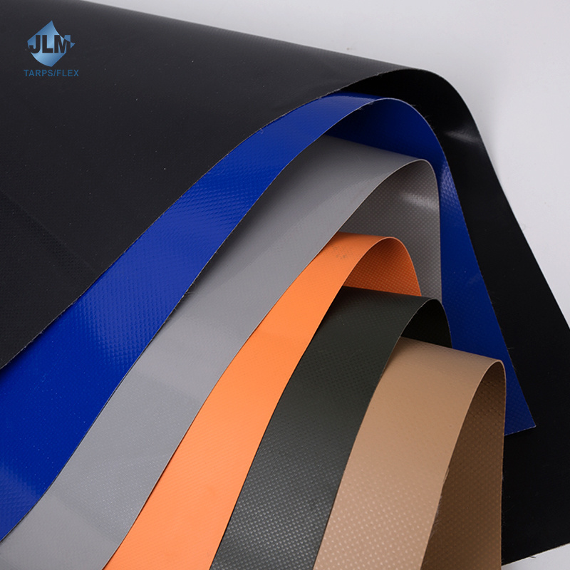 Jinlong 18 oz canvas polyester pvc coated fabric for wrestling mat covers