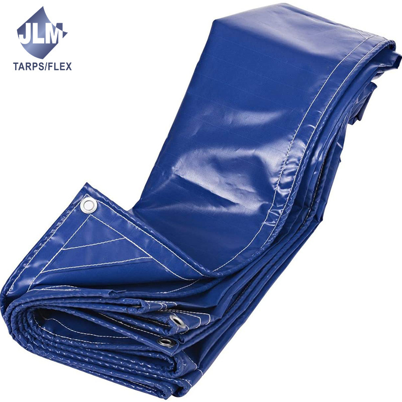 Jinlong PVC tarpaulin utility trailer cover truck cover flatbed tarp