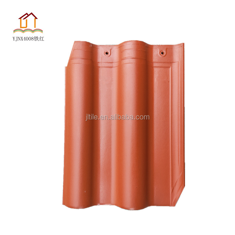 China Zhangzhou Factory Directly Sells High Quality 30*40 Color Ceramic Roof Tile for sale