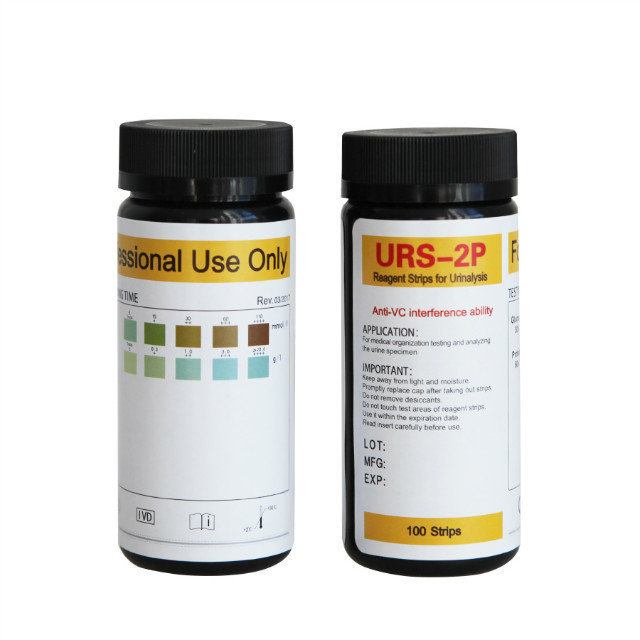 Disposable urinalysis reagent sticks URS-2P medical consumable item