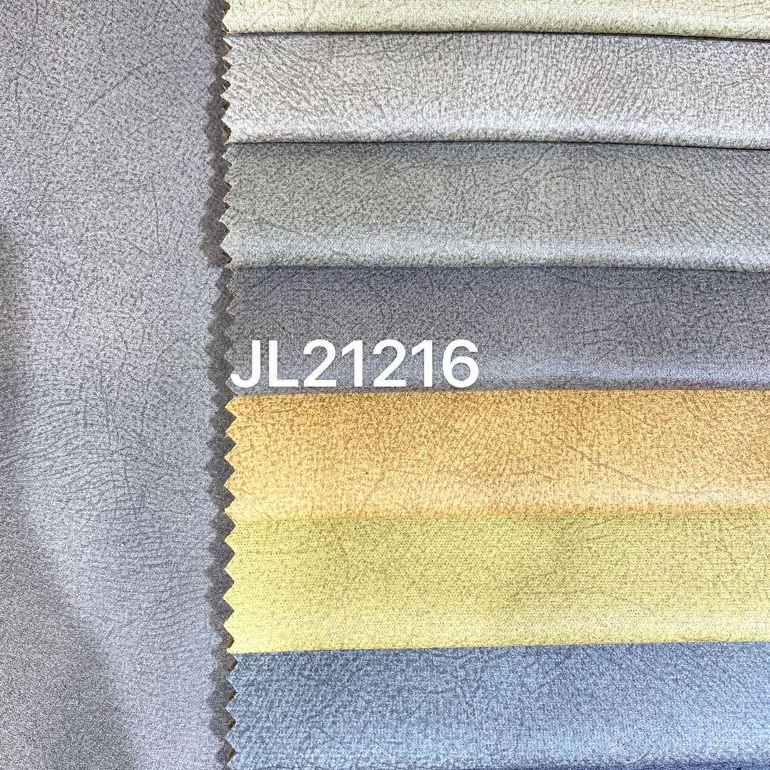 JL21216-best design  pattern velvet foil glue bronzing faux leather hot sell for sofas leather fabric