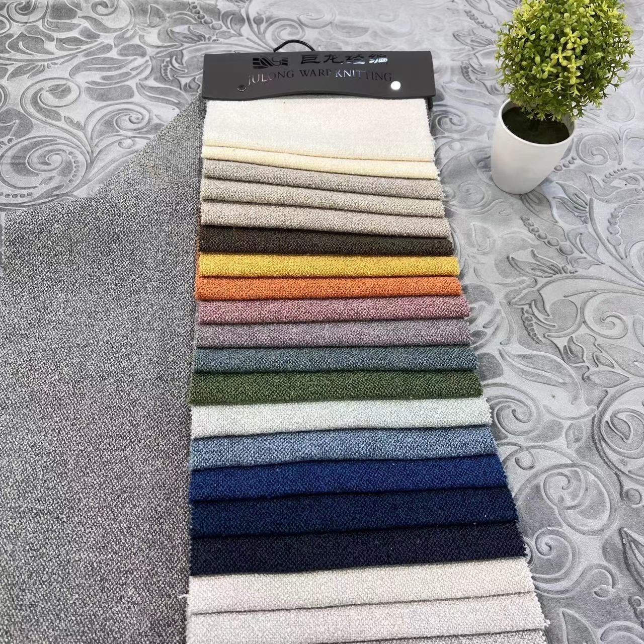 BUBBLY---Hot Selling New Design 100% Linen Upholstery Fabric For China Sofa Fabric Upholstery