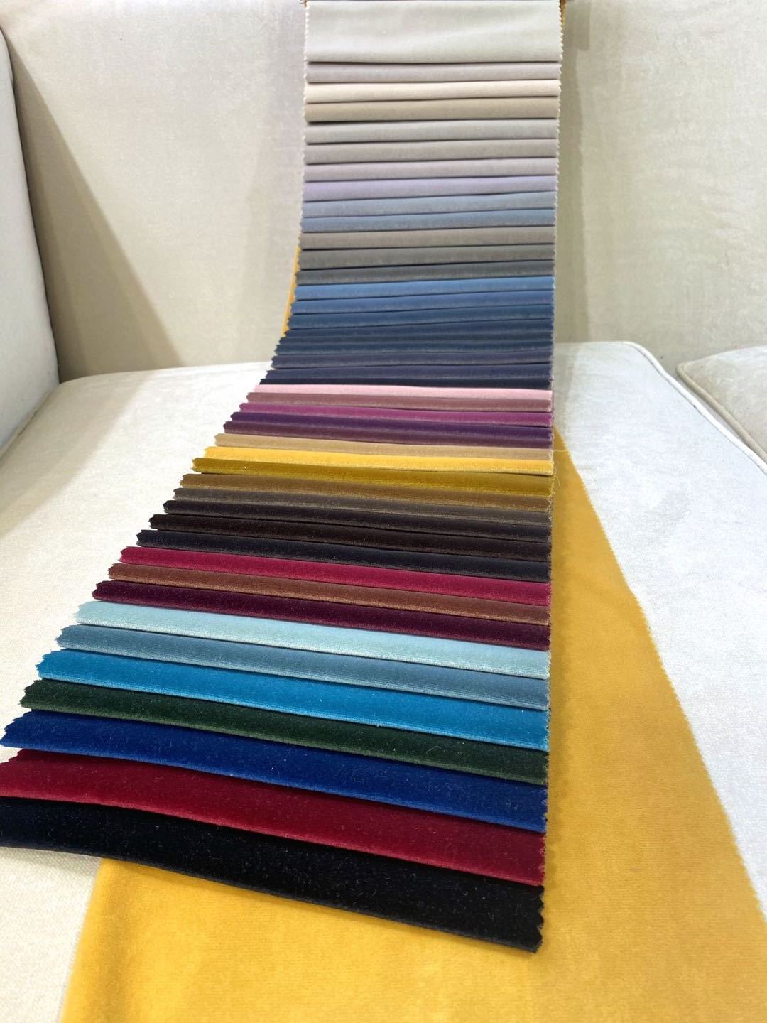 JL21001 - german velvet sofa fabrics high quality  for Furniture Textile velvet fabric for sofa