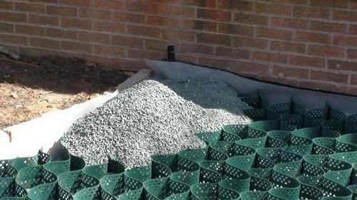 GEOCELL plastic driveway gravel grid geocell retaining walls