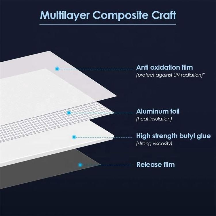 One Side Gum Tape For Roof Reinforce Aluminum Foil Adhesive Tape