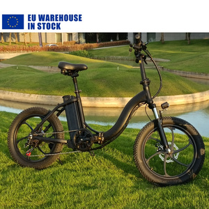 500w,1000w Top Quality 20"x4.0 Fat Tire Folding Electric bike