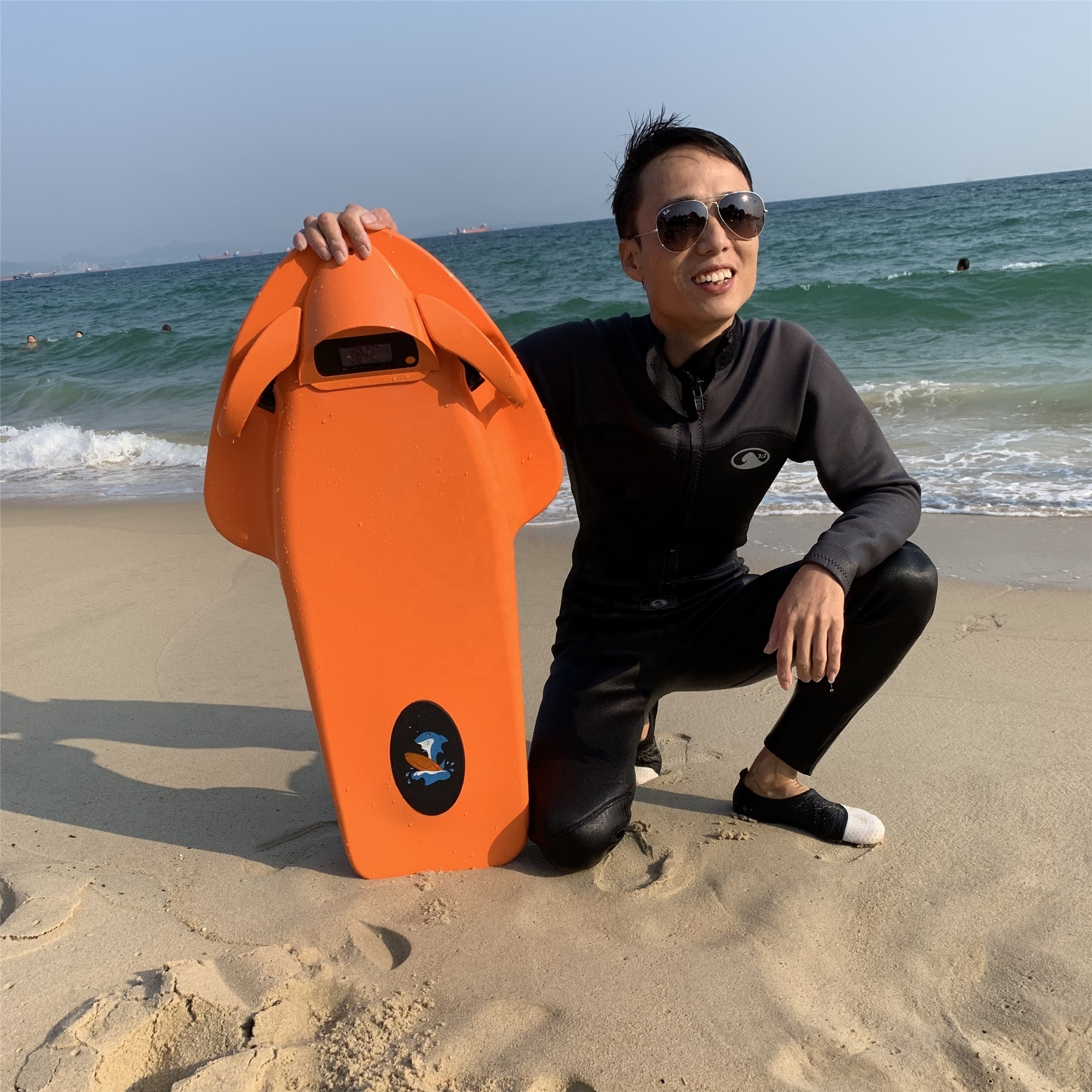 Genuine Smart Electric Floating Board Surfboard Swimmer Shark Power Paddle Board Jet Ski Water Propeller Swimming Body Board