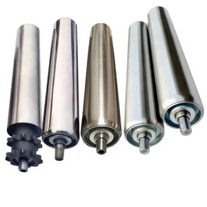 Lightweight 38 mm diameter stainless steel carrier rollers