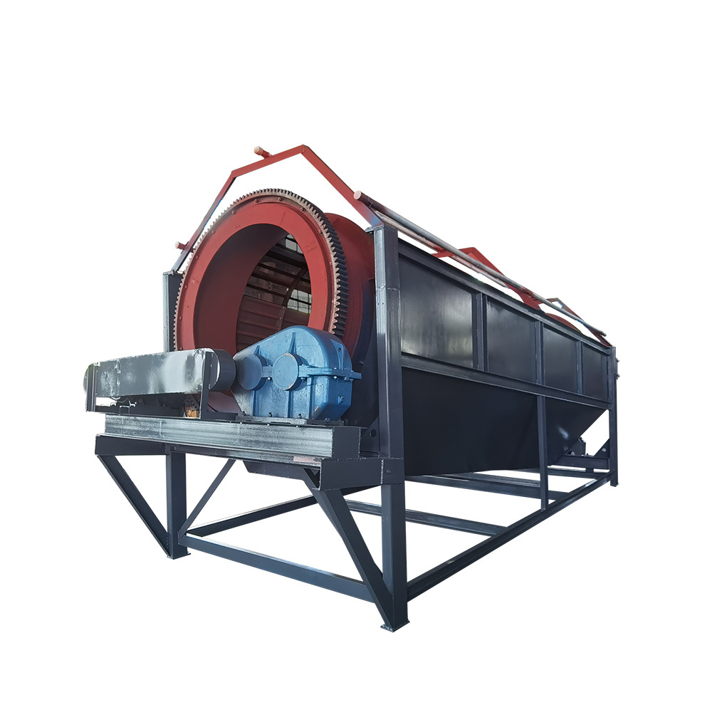 High Efficiency High Quality Customization Rotary Gold Sand Gravel Trommel Screen For Sale