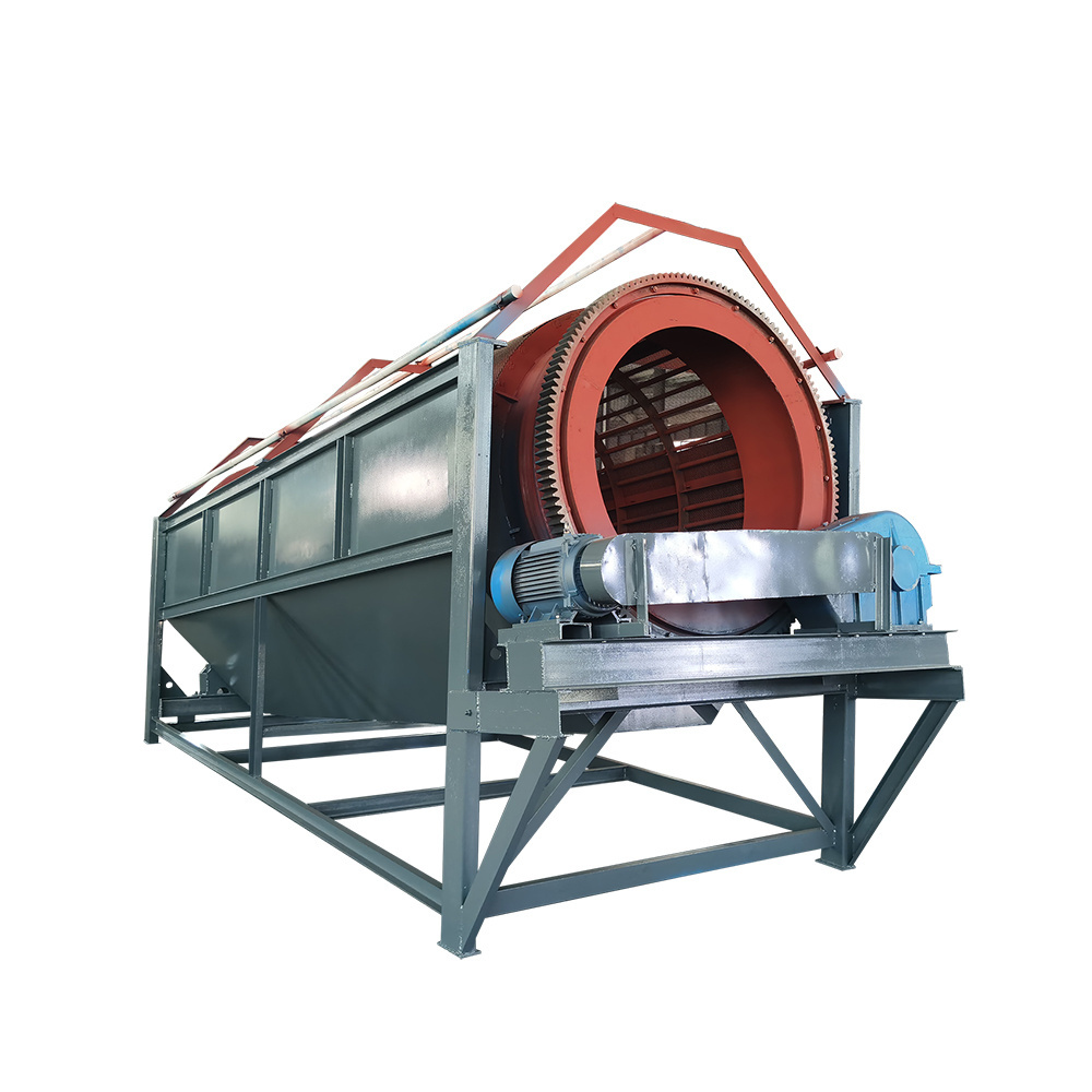 High Efficiency High Quality Customization Rotary Gold Sand Gravel Trommel Screen For Sale