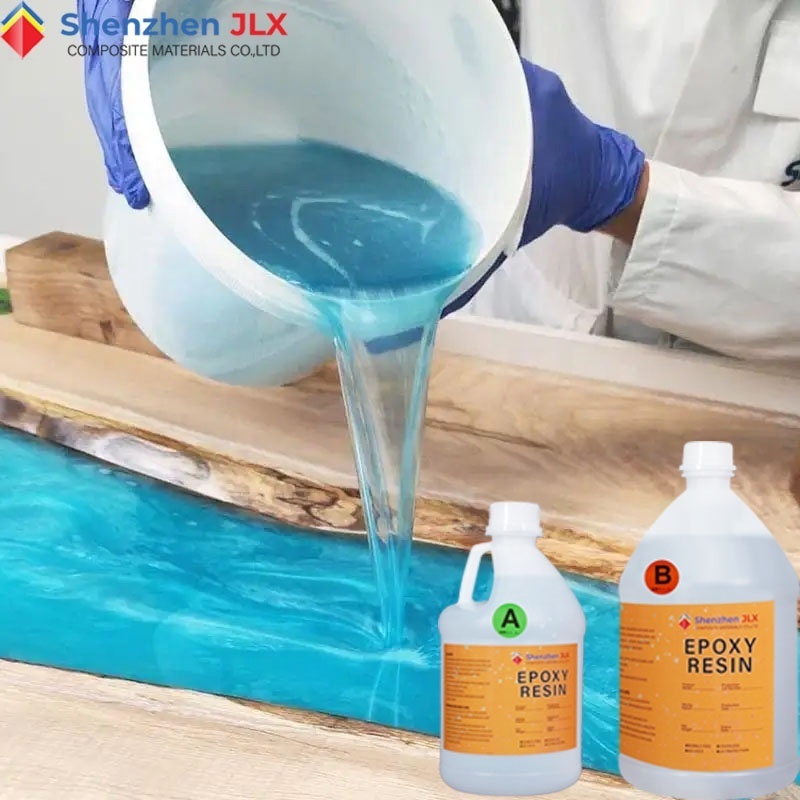 Hot-Selling Crystal Epoxy Resin AB Glue for Making Art Resin Wooden Table Top