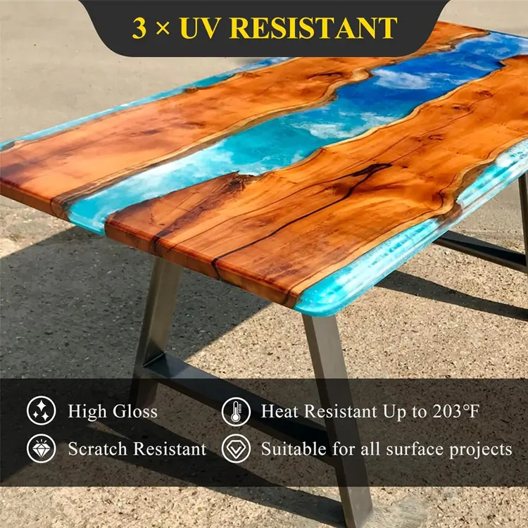 High Heat Art Epoxy Resin Kitchen Countertop/Epoxy Resin Shop/Clear Epoxy Resin for Wood