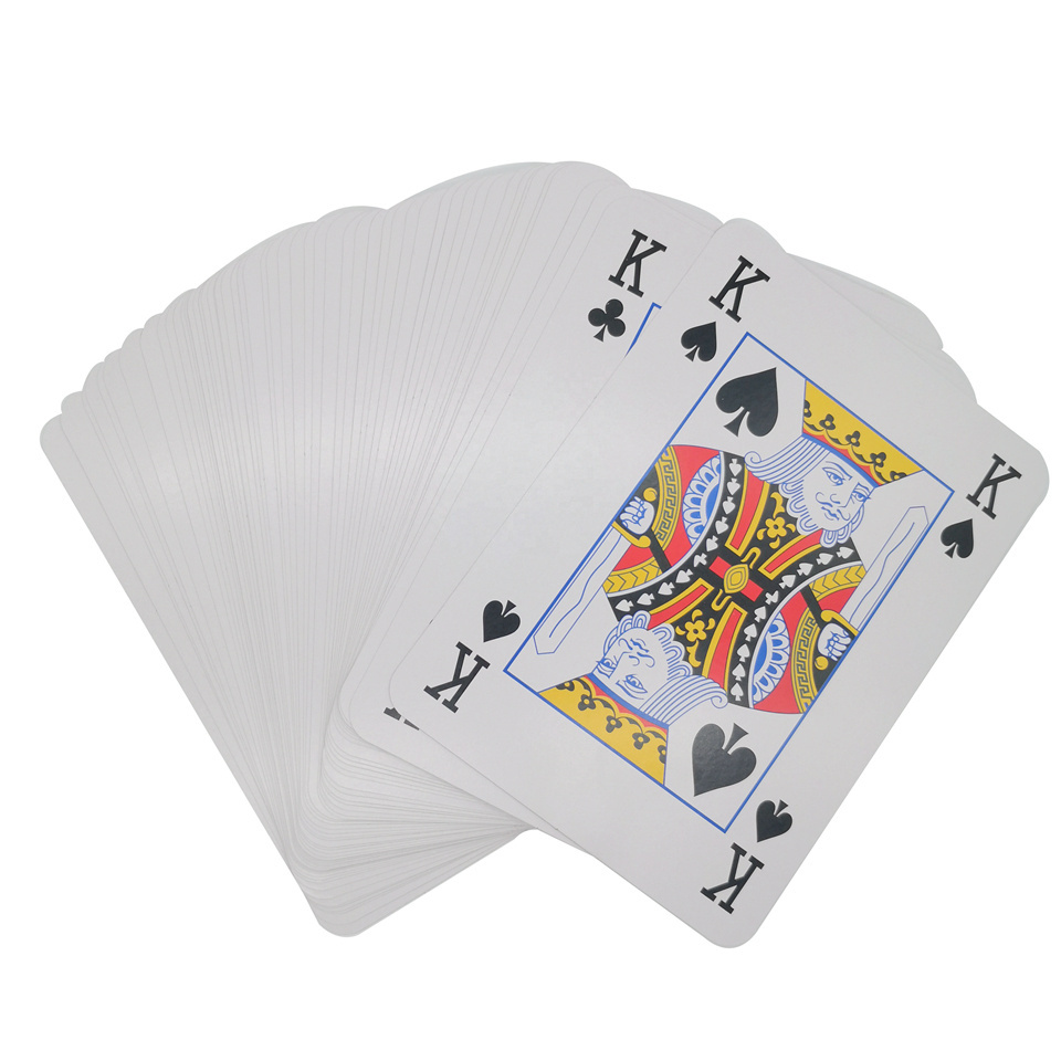 Wholesale custom playing black modiano poker cards