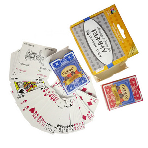 Playing Cards Adults Game Cartoon Poker Casino Poker Waterproof Pokers Board Game Card Texas Hold'em