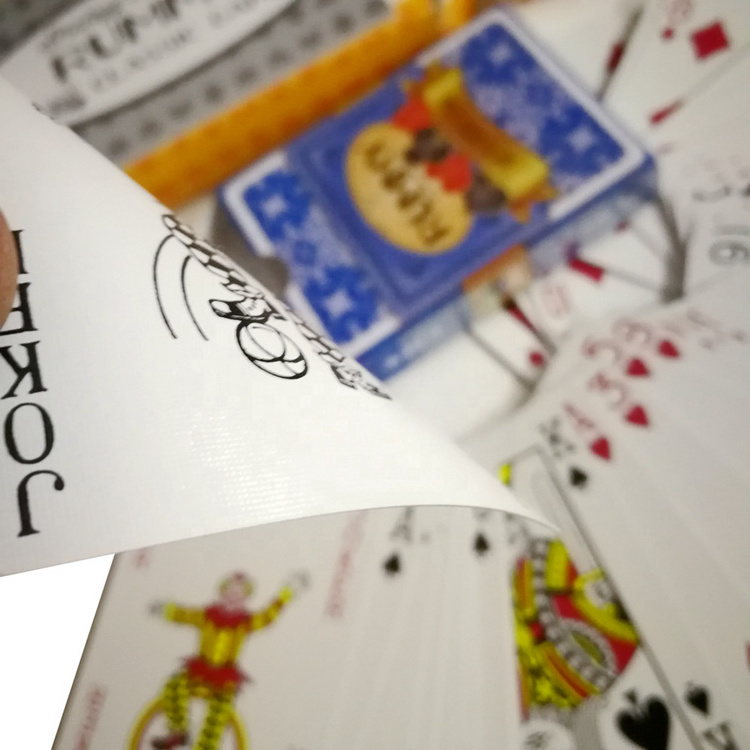 Playing Cards Adults Game Cartoon Poker Casino Poker Waterproof Pokers Board Game Card Texas Hold'em