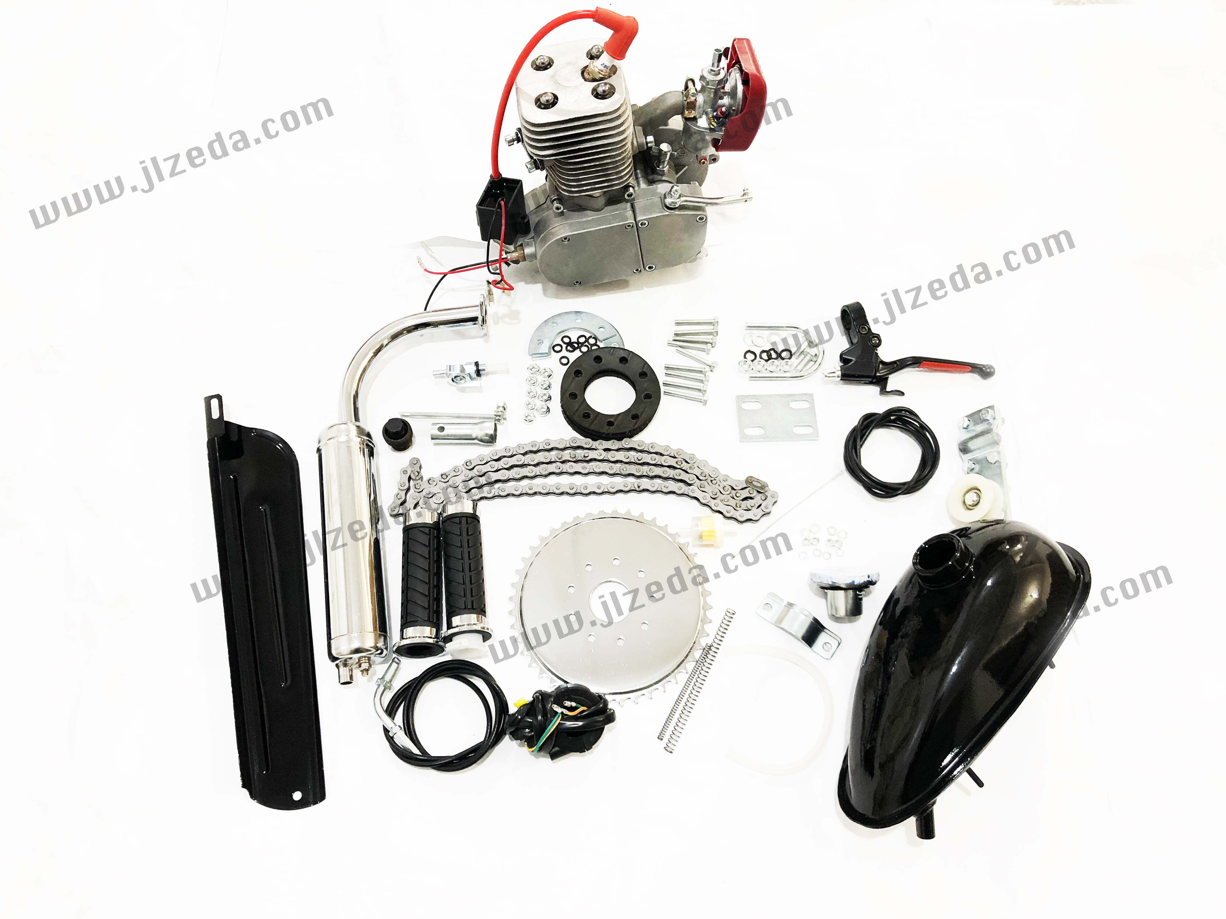 2 Stroke 100cc Gasoline Bike Motorized Bicycle Engine Kit yd100cc petrol wheel hub motor push bike set bicimoto