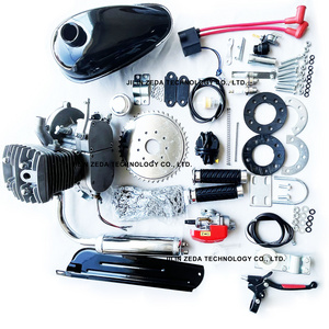 Two stroke 100cc motorised bike engine bicycle motor kit gas scooter 80cc bicycle engine