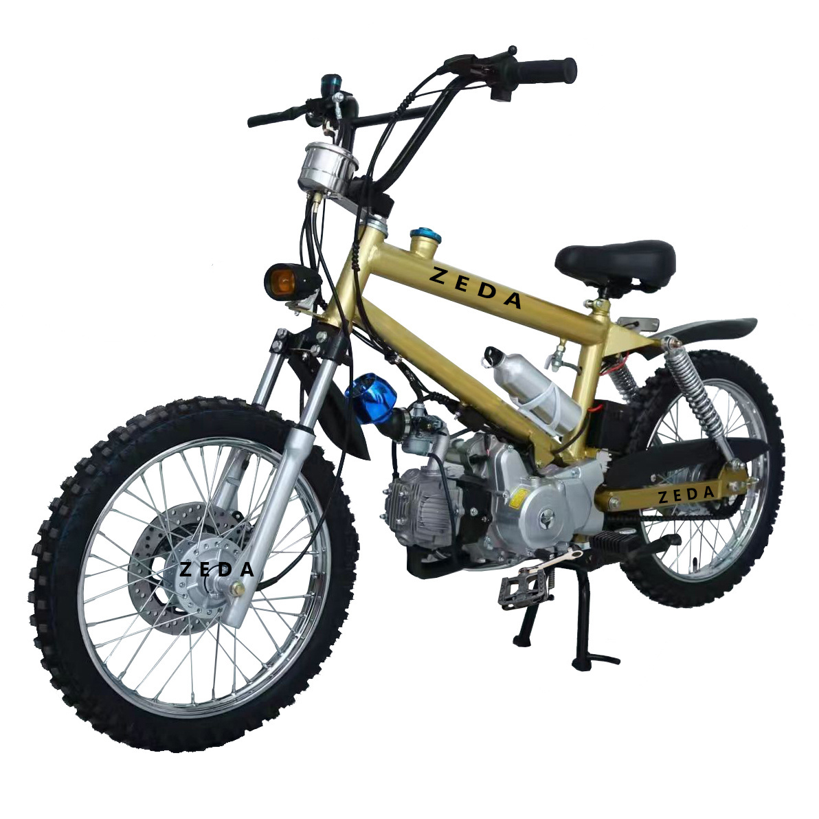 4 tiempos Gas powered scooter 49cc/97cc/125cc mini dirt bike bicimotor bicycle pedal bike