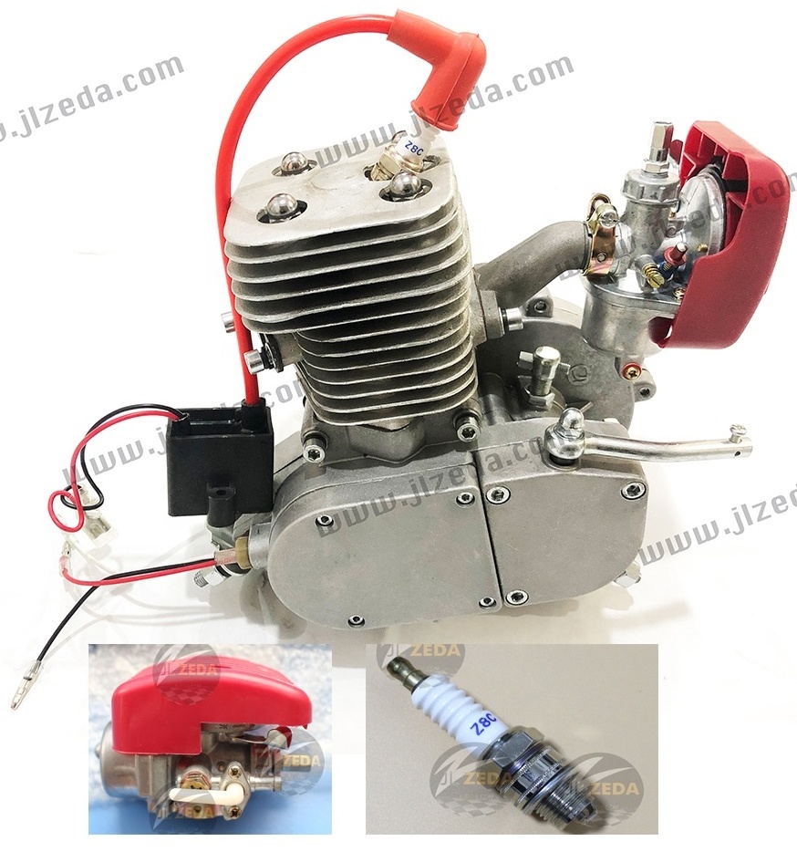 ZEDA moped gasoline engine /bicicleta a motor 100cc YD100 /motorcycle engine 2 stroke 80cc bike engine