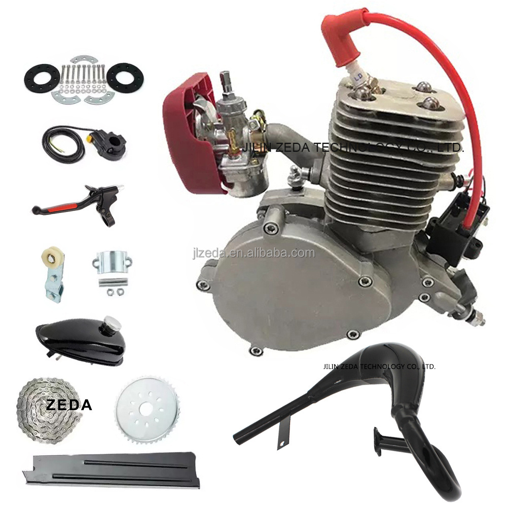 80cc 100cc motor 4 stroke bike engines 2 cycles bici motors DIY bicycle set spare parts