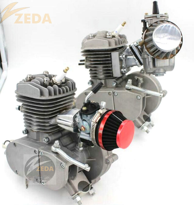 High quality 100cc gasoline beach cruiser OZ reed Rongtong carb scooter bike gas 2 stroke 80cc bike engine kit