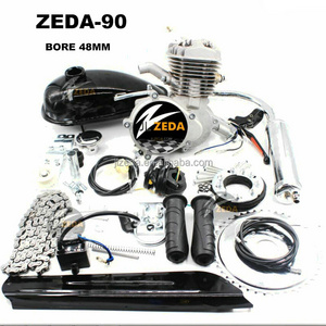 ZEDA90 motorized bicycle engine kit bore 48mm cycle engine racing bike motor bicimotor 2 stroke 80cc bike engine