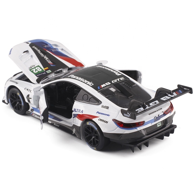 Diecast Toy Vehicles 1:32 GTE M8 Simulation Racing Car Model Super Sports Car  Model For gift decoration carro de colecionador