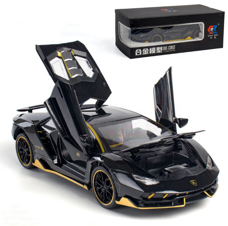 1:24 LP 770 - 4 Simulation Alloy Sports Car Toy Adult Collection Model Decoration Metal car