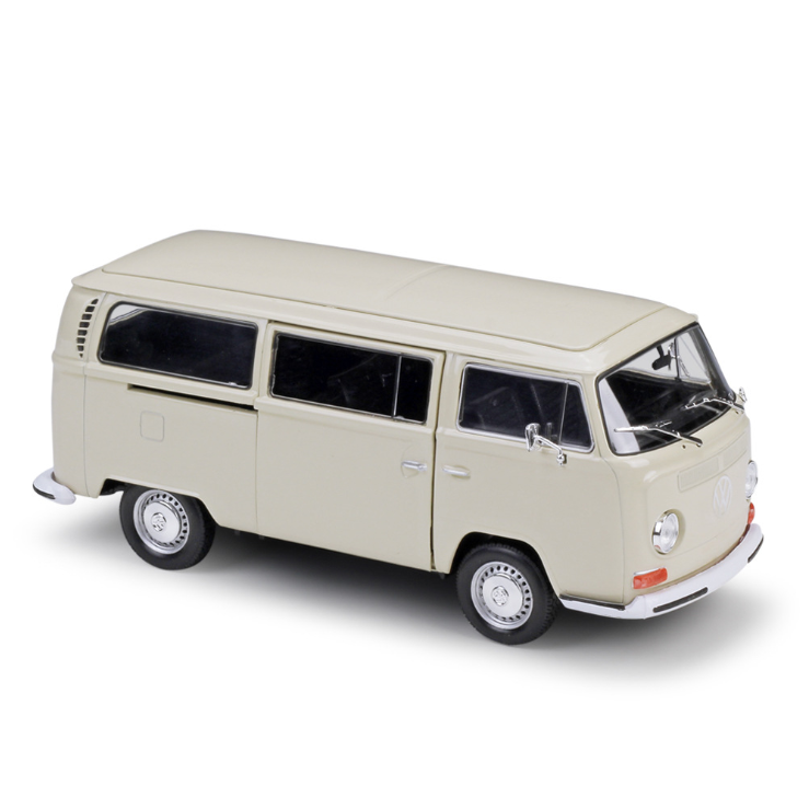 Welly 1:24 Volkswagen 1972 T2 BUS BUS van simulation alloy car model toy diecast toy vehicles