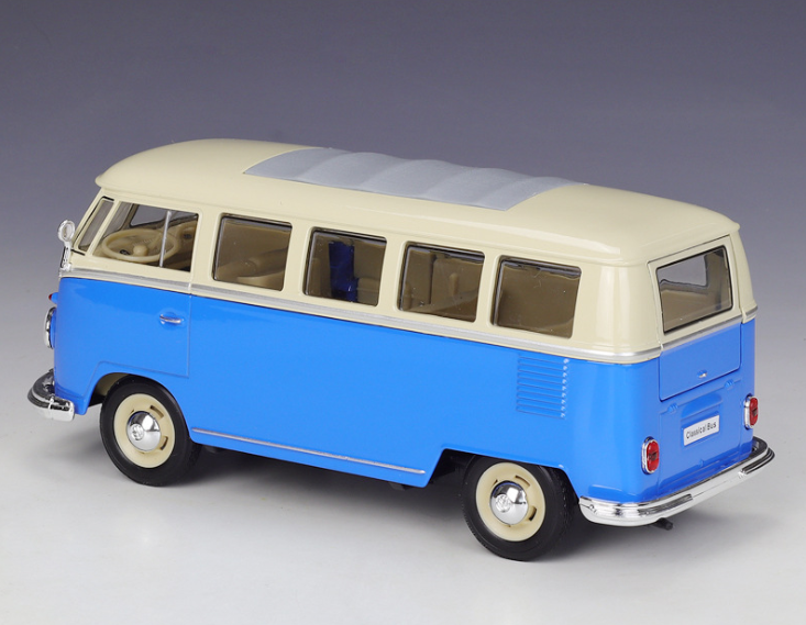 Welly 1:24 Volkswagen 1963 T1 BUS BUS van simulation alloy finished car model toy diecast toy vehicles