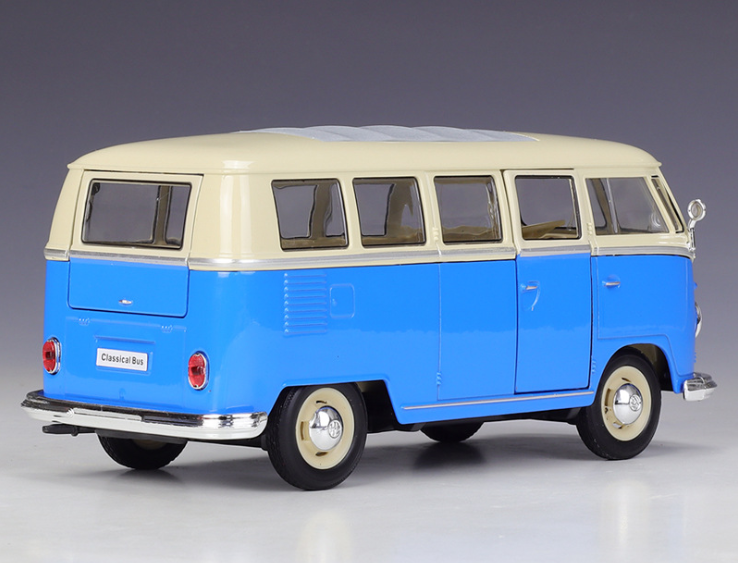 Welly 1:24 Volkswagen 1963 T1 BUS BUS van simulation alloy finished car model toy diecast toy vehicles