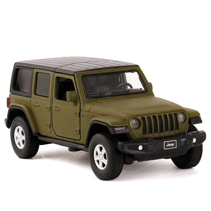 Hot Sell Diecasts Toy Vehicles JKM 1/36 SUV Alloy Pullback Two Door Open Diecast Model Car