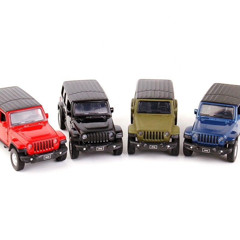 Hot Sell Diecasts Toy Vehicles JKM 1/36 SUV Alloy Pullback Two Door Open Diecast Model Car