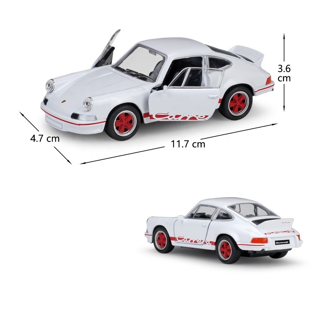 Hot Sell Diecasts Toy Vehicles 1973 Carrera RS 1/36 SUV Alloy Pullback Two Door Open Diecast Model Car